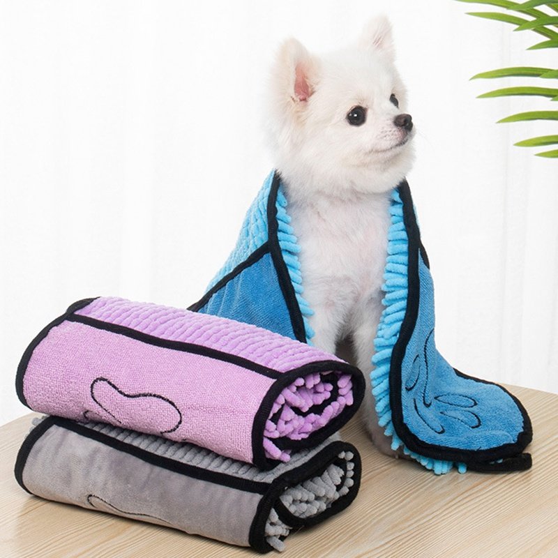 Dog Drying Robe & Microfibre Towel