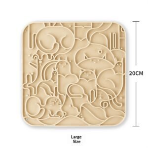 Silicone Dog Lick Mat with Suction Base