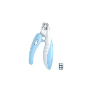 Dog Nail Clippers with LED Light on a white background