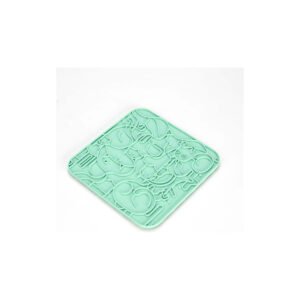 Silicone Dog Lick Mat with Suction Base on a white background